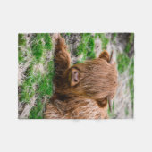 Kutest Baby Animals | Koe van het Hoogland Fleece Deken (Voorkant (Horizontaal))