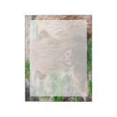 Kutest Baby Animals | Koe van het Hoogland Notitieblok (Linkerzijde)