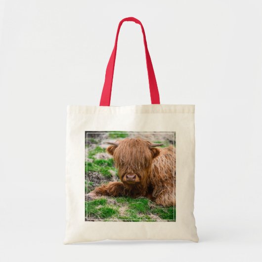 Kutest Baby Animals | Koe van het Hoogland Tote Bag (Voorkant)