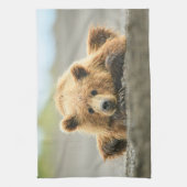 Kutest Baby Animals | Kustbruine Beer Cub Theedoek (Verticaal)