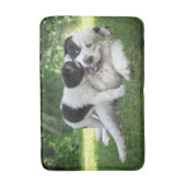 Kutest Baby Animals | Landseer Puppy Badmat (Voorkant Verticaal)