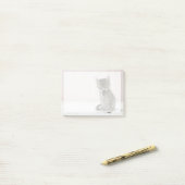 Kutest Baby Animals | Licking Tabby Kitten Post-it® Notes (Op bureau)