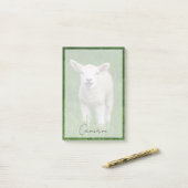 Kutest Baby Animals | Lil Lamb Post-it® Notes (Op bureau)