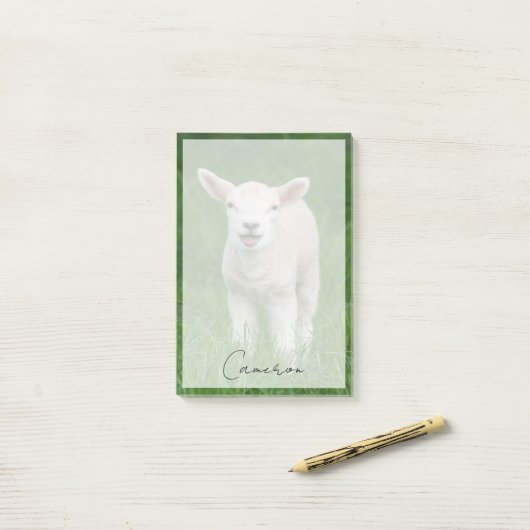 Kutest Baby Animals | Lil Lamb Post-it® Notes (Op bureau)