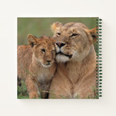 Kutest Baby Animals | Lion Cub en moeder Notitieboek (Achterkant)