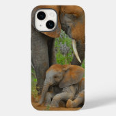 Kutest Baby Animals | Mama Elephant & Baby Case-Mate iPhone Case (Achterkant)