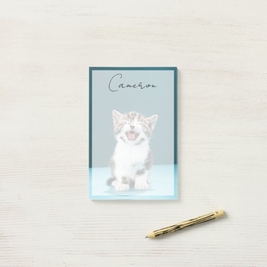 Kutest Baby Animals | Medue Baby Kitten Post-it® Notes (Op bureau)