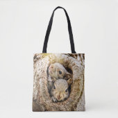 Kutest Baby Animals | Merkwaardige Baby eekhoorns Tote Bag (Voorkant)