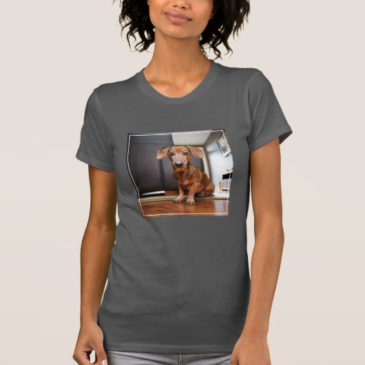 Kutest Baby Animals | Mini Dachshund Puppy T-shirt (Voorkant)