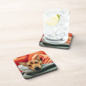 Kutest Baby Animals | Miniatuur Pinscher Bier Onderzetter (Rechterzijde)