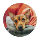 Kutest Baby Animals | Miniatuur Pinscher Snijplank (Voorkant)