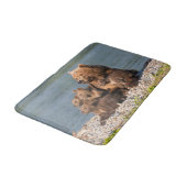 Kutest Baby Animals | Moeder Beer en kubussen Badmat (Gekanteld)