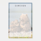 Kutest Baby Animals | Moeder Beer en kubussen Post-it® Notes (Voorkant)