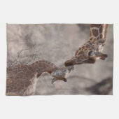 Kutest Baby Animals | Moeder en Baby Giraffe Theedoek (Horizontaal)