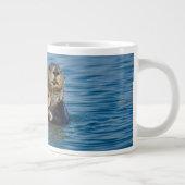 Kutest Baby Animals | Moeder en Baby Otter Grote Koffiekop (Rechts)