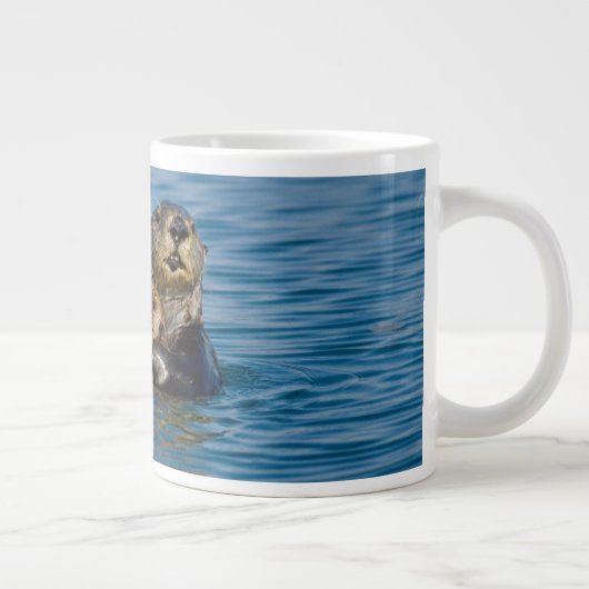 Kutest Baby Animals | Moeder en Baby Otter Grote Koffiekop (Rechts)