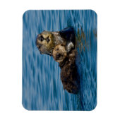 Kutest Baby Animals | Moeder en Baby Otter Magneet (Verticaal)