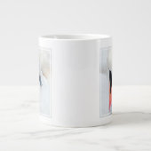 Kutest Baby Animals | Moeder en Baby Stomme Swan Grote Koffiekop (Voorkant)