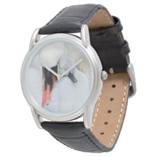 Kutest Baby Animals Moeder en Baby Stomme Swan Horloge