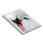 Kutest Baby Animals | Moeder en Baby Stomme Swan Notitieboek (Rechterzijde)