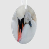 Kutest Baby Animals | Moeder en Baby Stomme Swan Ornament (voorkant)