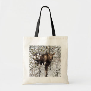 Kutest Baby Animals Moose Calf Tote Bag