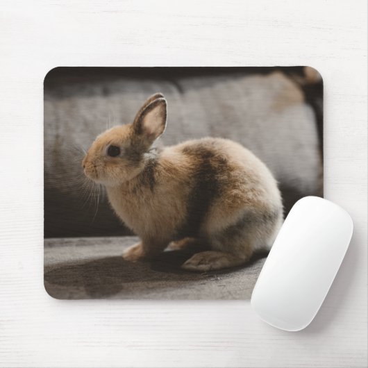 Kutest Baby Animals | Nederland Dwarf Rabbit Muismat (Met muis)