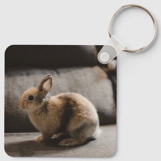 Kutest Baby Animals | Nederland Dwarf Rabbit Sleutelhanger (Achterkant)
