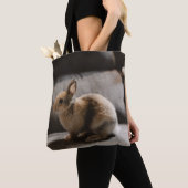 Kutest Baby Animals | Nederland Dwarf Rabbit Tote Bag (Dichtbij)