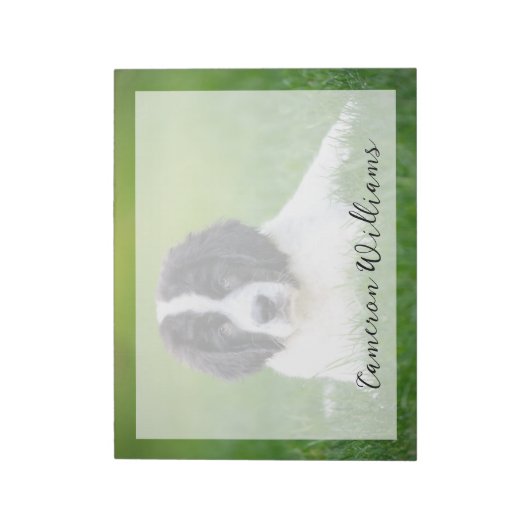 Kutest Baby Animals | Newfoundland Puppy Notitieblok (Linkerzijde)