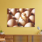 Kutest Baby Animals | Nieuwe Baby Chick Canvas Afdruk (Insitu (Woonkamer))