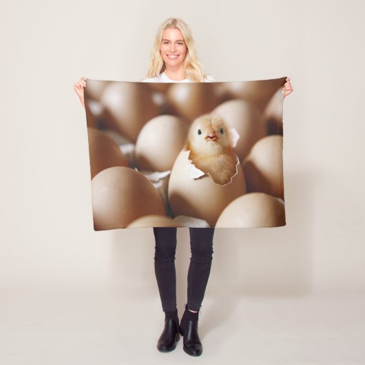 Kutest Baby Animals | Nieuwe Baby Chick Fleece Deken (In situ)