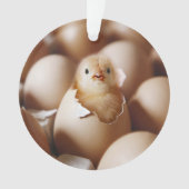Kutest Baby Animals | Nieuwe Baby Chick Ornament (voorkant)