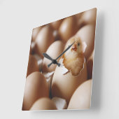 Kutest Baby Animals | Nieuwe Baby Chick Vierkante Klok (Hoek)