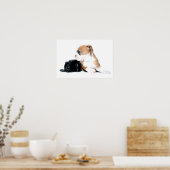 Kutest Baby Animals | Old Tyme British Bulldog Poster (Keuken)