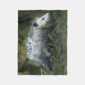Kutest Baby Animals | Opossum mam & Kinderen Fleece Deken (Voorkant)