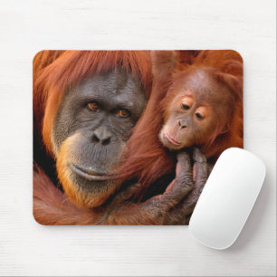 Kutest Baby Animals Orangutan Mam & Baby Muismat