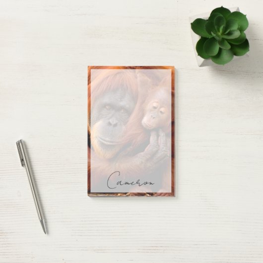 Kutest Baby Animals | Orangutan Mam & Baby Post-it® Notes (Kantoor)
