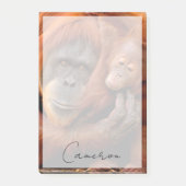 Kutest Baby Animals | Orangutan Mam & Baby Post-it® Notes (Voorkant)