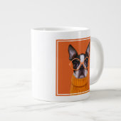 Kutest Baby Animals | Oranje Boston Terrier Grote Koffiekop (Voorkant rechts)