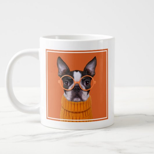 Kutest Baby Animals | Oranje Boston Terrier Grote Koffiekop (Links)