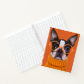 Kutest Baby Animals | Oranje Boston Terrier Notitieboek (Binnen)