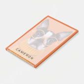 Kutest Baby Animals | Oranje Boston Terrier Post-it® Notes (Schuin)