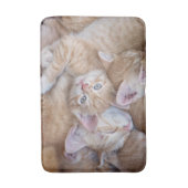 Kutest Baby Animals | Oranje keuten-pool Badmat (Voorkant Verticaal)