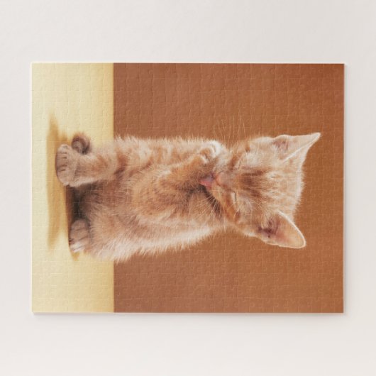 Kutest Baby Animals | Oranje Tabby Kitten Legpuzzel (Horizontaal)