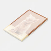 Kutest Baby Animals | Oranje Tabby Kitten Post-it® Notes (Schuin)