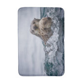 Kutest Baby Animals | Otter Baby en moeder Badmat (Voorkant Verticaal)
