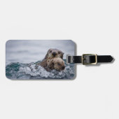 Kutest Baby Animals | Otter Baby en moeder Bagagelabel (Voorkant horizontaal)