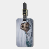 Kutest Baby Animals | Otter Baby en moeder Bagagelabel (Voorkant verticaal)