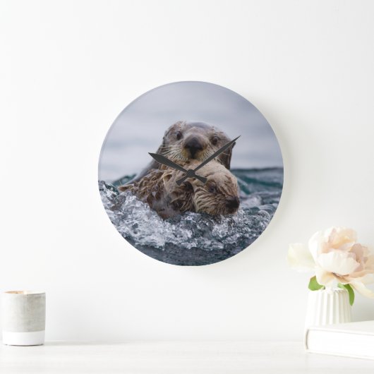 Kutest Baby Animals | Otter Baby en moeder Grote Klok (Huis)